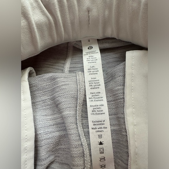 Lululemon Stretch High Rise Jogger Size 4 - Picture 8 of 9